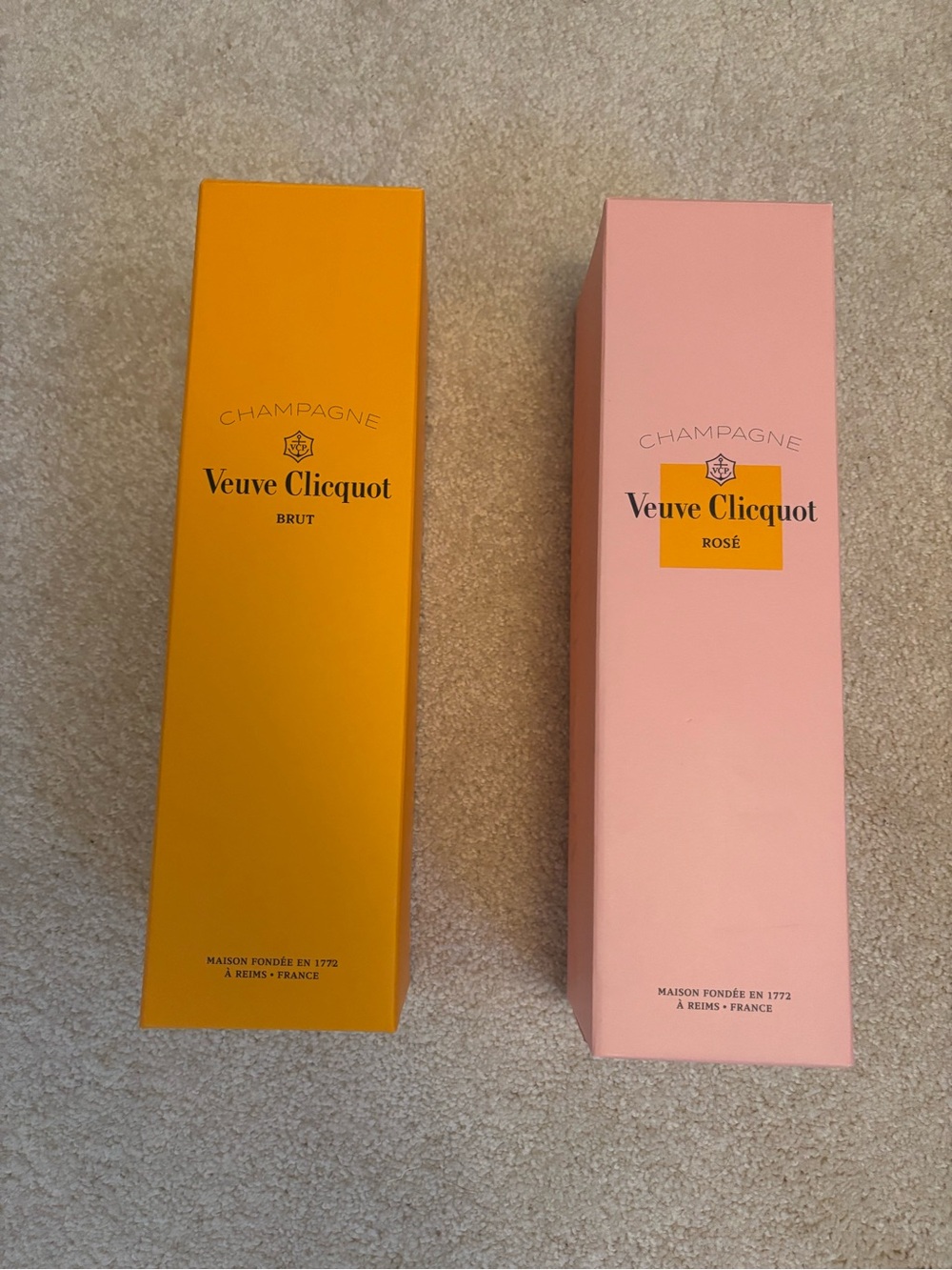 Veuve Clicquot Champagne Gift Boxes - Rose and Brut